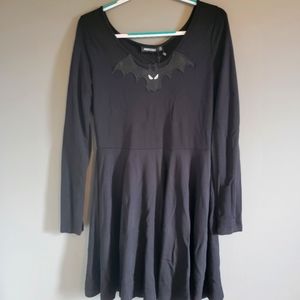 NWT Jawbreaker Batty Skater Dress Black Size XL